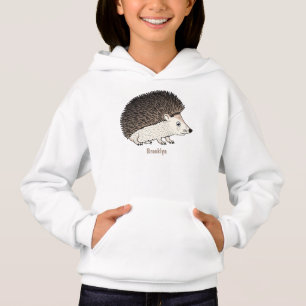Cute prickly hedgehog cartoon