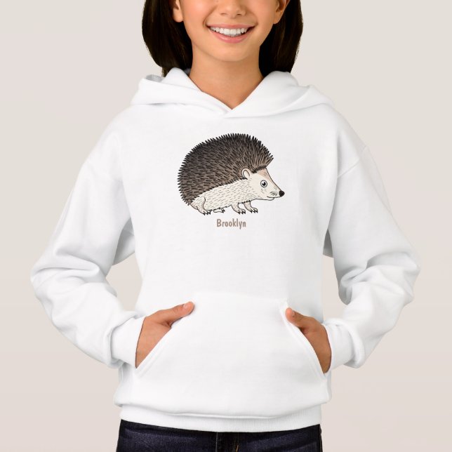 Cute prickly hedgehog cartoon (Devant)