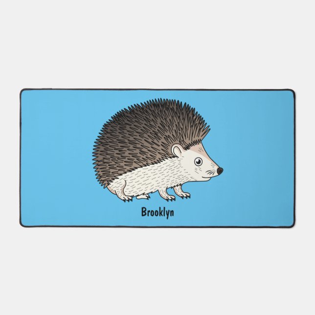 Cute prickly hedgehog cartoon (Recto)