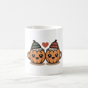 Cute Pumpkin Couple Mug – Cozy Fall Cup Gift