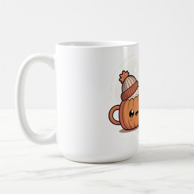 Cute Pumpkin Couple Mugs (Gauche)