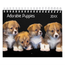 Cute Puppies Pet Photo Calendrier
