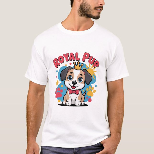 Cute Puppy Lover T-Shirt | Adorable Dog Shirt Gift (Devant)
