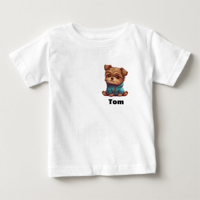 Cute Puppy t-shirts for kids (Devant)