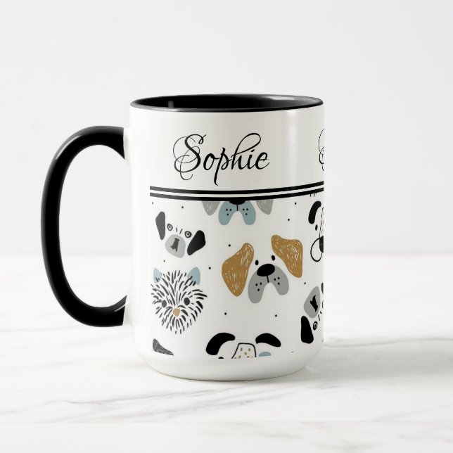 Cute Pups Mug (Gauche)