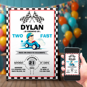 Cute Racer deux Invitation rapide