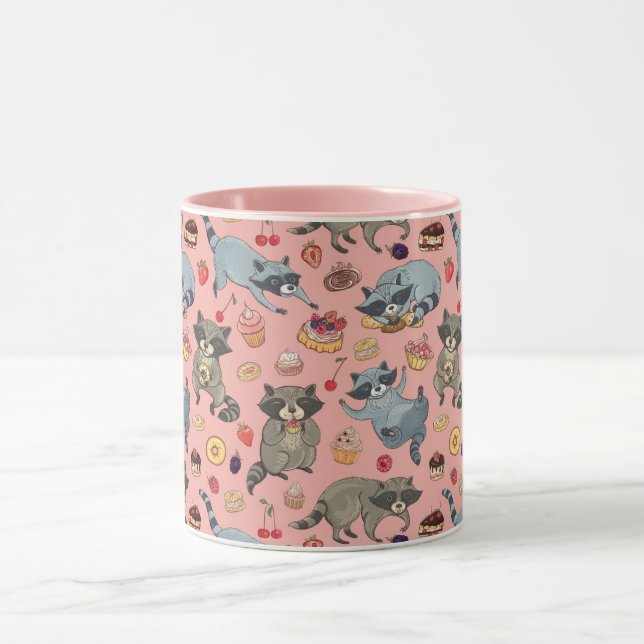 Cute Racoons Mug (Centre)
