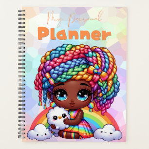 Cute Rainbow Chibi Girl "My Personal Planner"