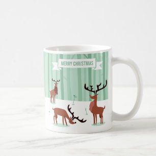 Cute Reindeers tasses de Noël