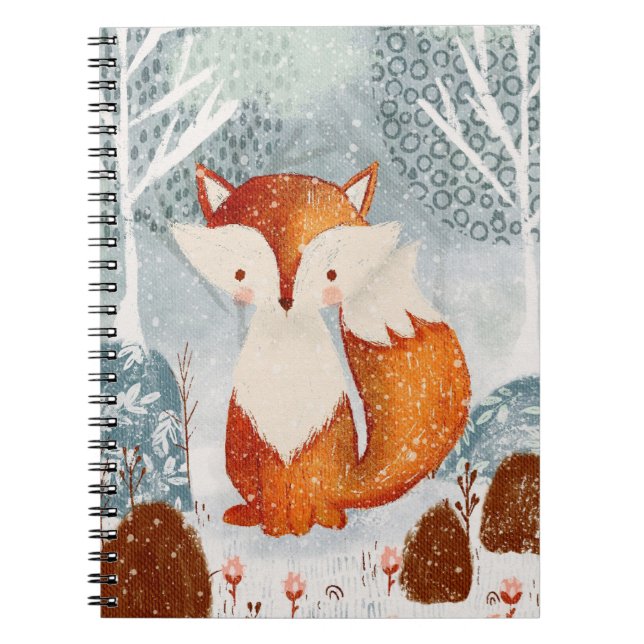 Cute renard lunaire dans le Carnet forestier (Devant)