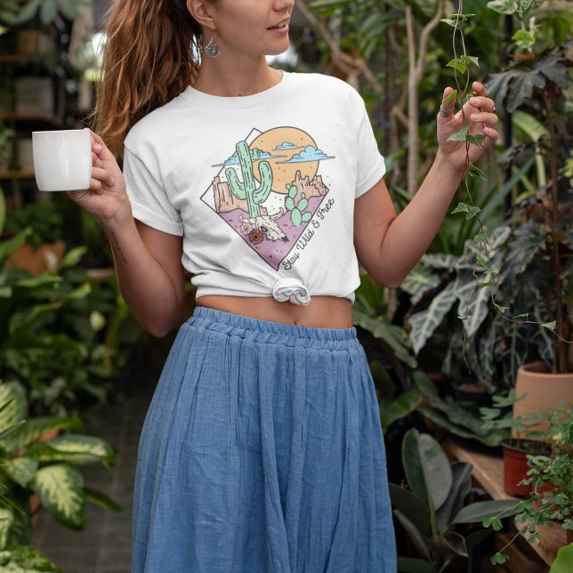 Cute Retro Stay Wild et T-Shirt gratuit (Créateur téléchargé)