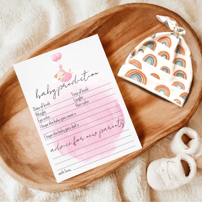 Cute rose aquarelle chaton Baby Prediction Conseil (Créateur téléchargé)