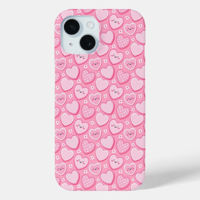 Cute Rose Hearts Girl iPhone / coque ipad (Verso)