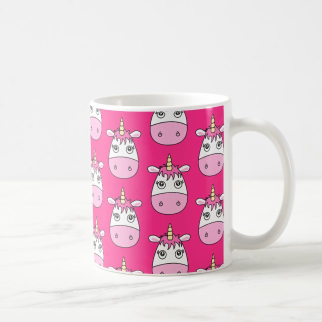 Cute rose Unicorne Mug (Droite)