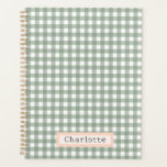 Cute Sage Green Plaid Personnalisé<br><div class="desc">Sage Green Plaid Personnalisé</div>