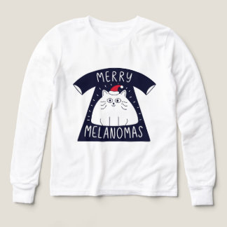 Cute Santa Cat Melanomas Christmas 