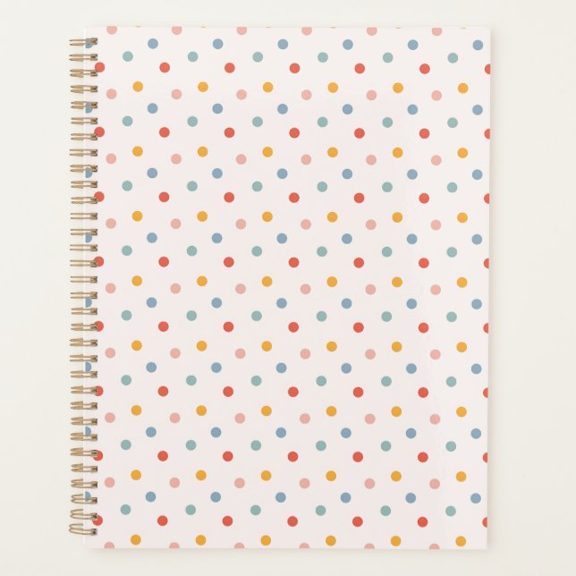Cute Scattered Mini Polka Dots Muted Terrazzo Spec (Devant)