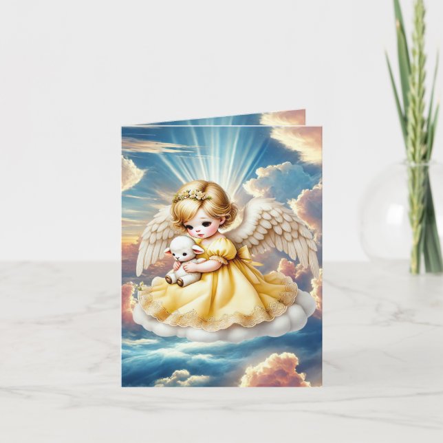 Cute sent from Heaven Angel add message  (Devant)