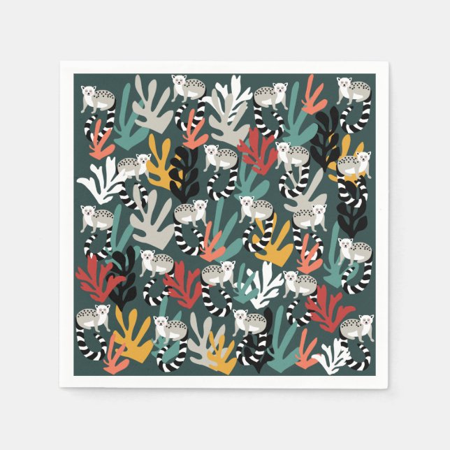 Cute serviettes en papier citron (Devant)