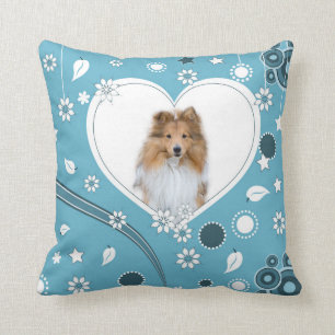 Cute Sheltie Shetland Sheepdog Coussin