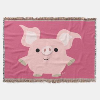 Cute Shorty Cartoon Cochon Jetez la couverture