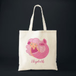 Cute Sirène Sac fourre-tout personnalisé<br><div class="desc">Personnalisez ce mignon sac fourre-tout de sirène magique pour vous-même ou pour un ami. Il fait également un grand cadeau d'anniversaire ou une faveur. Conçu pour vous par Blackberry Boulevard.</div>