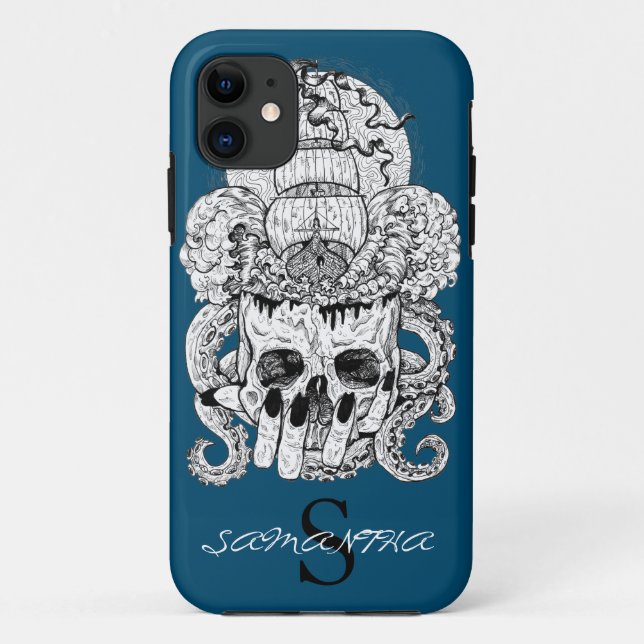 CUTE SKULL COWN Coque Nautique Mate coque iphone (Dos)