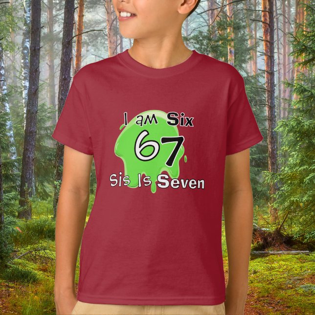 Cute Slime Green 6 7 Personalize  Kids T-Shirt (Créateur téléchargé)