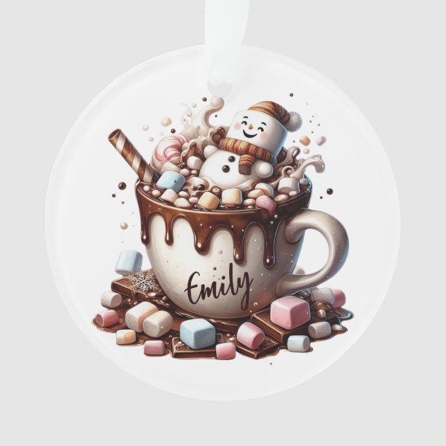 Cute Snowman Cocoa Design  (devant)