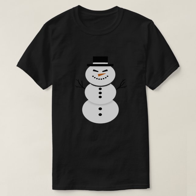 Cute Snowman T-Shirt  (Design devant)