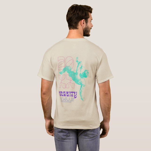 Cute & Spooky 20 xx Gravity T-Shirt basique pour h (Dos entier)