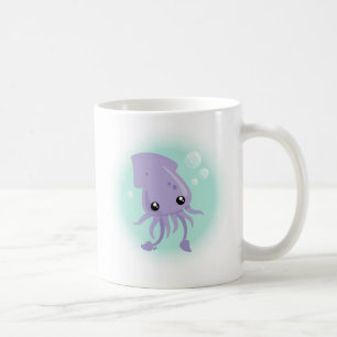 Cute Squid Café Mug