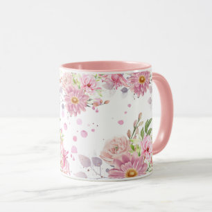 Cute Sublimation Florale Mug
