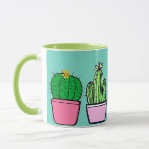 Cute Succulents Café Mug