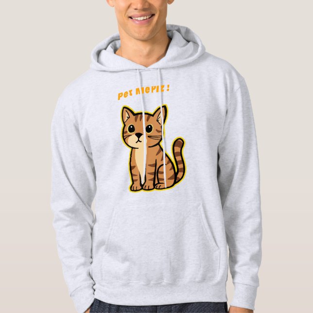 Cute Sweat - shirt à capuche de chat - Drôle Kitte (Devant)