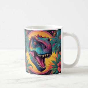 Cute T-Rex Dinosaur Café Mug