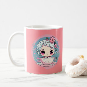 Cute Tea Cup Poupée Mug