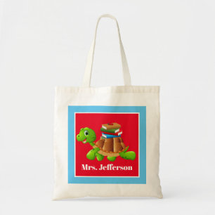Cute Teacher's School tortle ajouter le nom sac fo