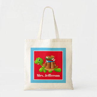 Cute Teacher's School tortle ajouter le nom sac fo