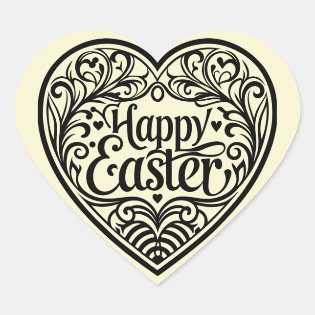 Cute teal bunny happy Easter stickers (Devant)