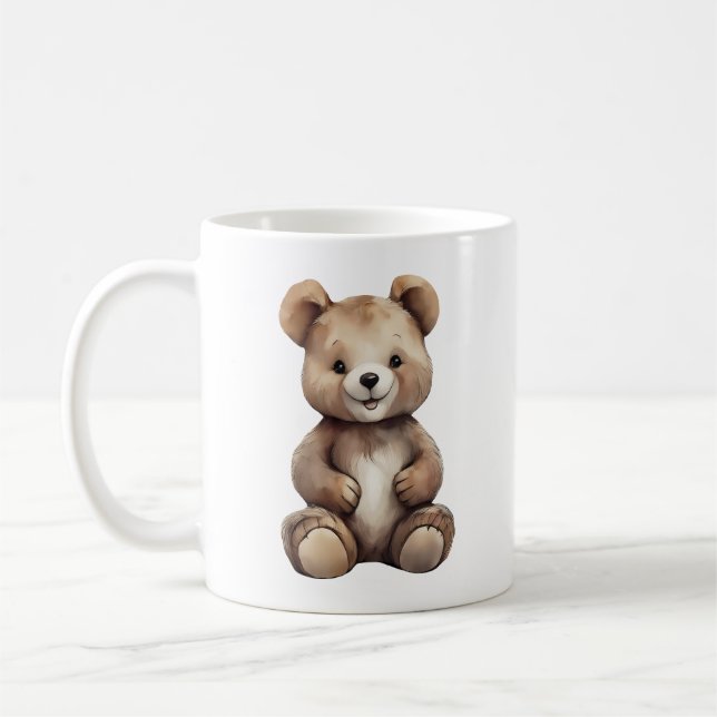 Cute Teddy Bear Mug (Gauche)