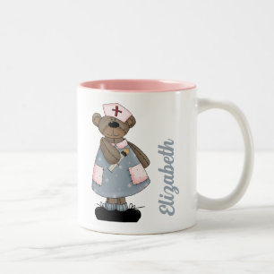 Cute Teddy Bear Mug cadeau personnalisé pour infir