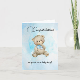 Cute Teddy bear nouveau bébé garçon