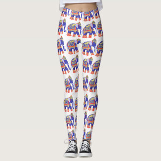 Cute Thai Elephant Leggings Motifs