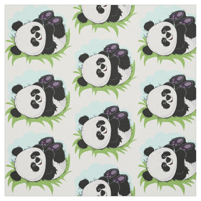 Cute tissu Panda 2/4 (Échantillon)