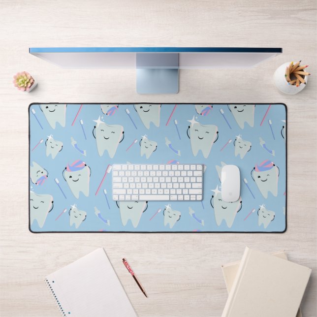 Cute Tooth Workdesk Mat (Bureau 1)