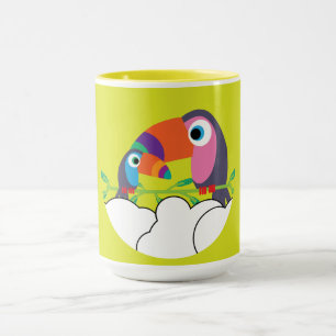 Cute Toucan Love Toucans Mug d'oiseaux amusant