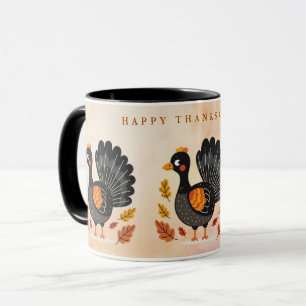 Cute Turquie Bon thanksgiving Mug