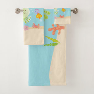 Cute Under the Sea Nom de la salle de bain de l'en