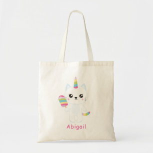 Cute Unicorn Chat - Sac fourre-tout pour enfants p